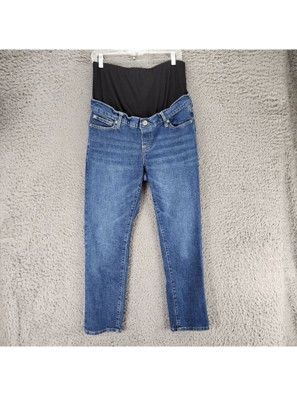 Gap Jeans Womens 30/10 Long Blue Stretch Denim Maternity Straight *Read*